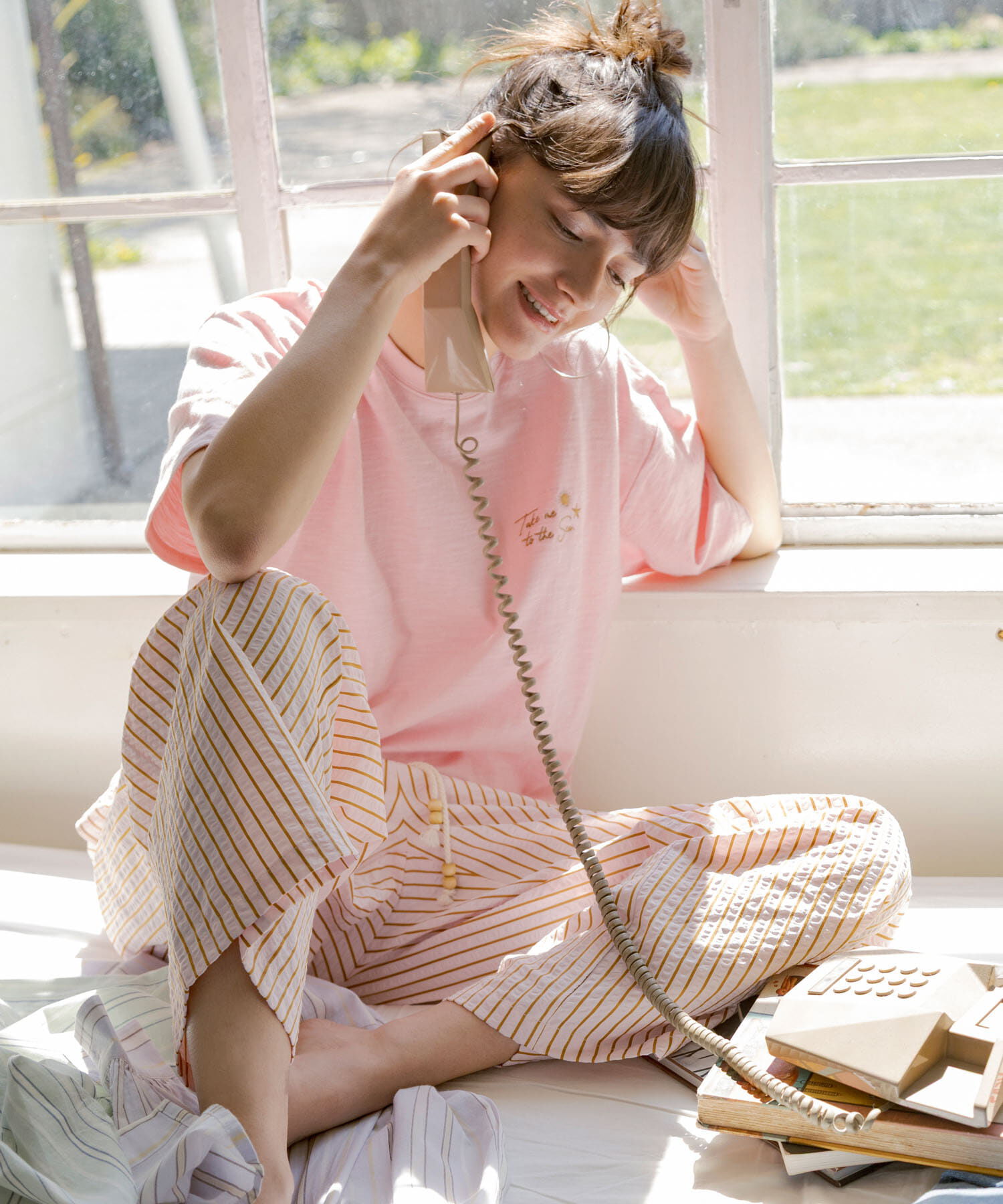 Sonny Label 「ストライプセミワイドイージーパンツ」|その他|