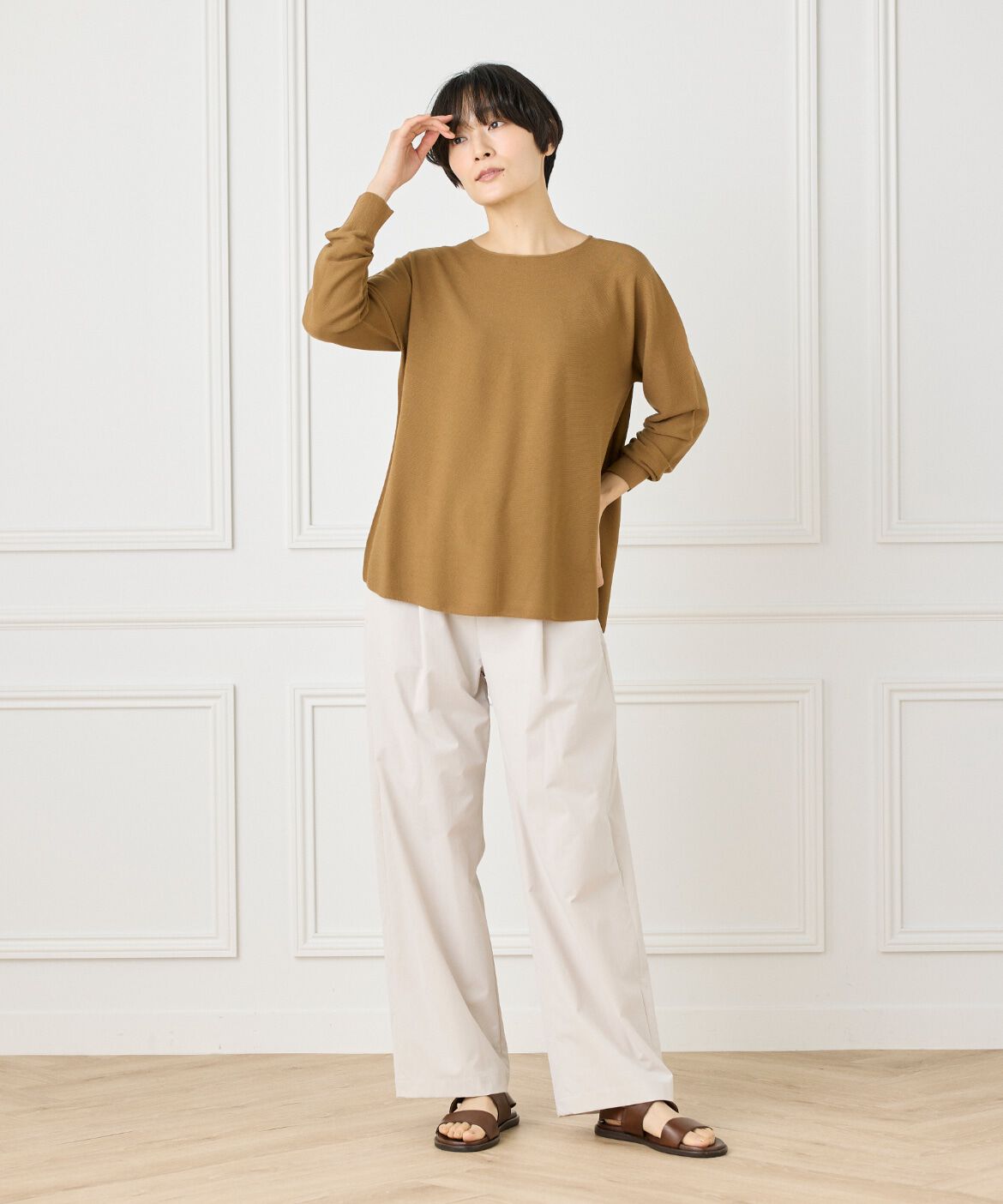 DAY by DAY it&rsquo;s international「ホールガーメントクルーネックニット《Cuoo》」|ニット・セーター|