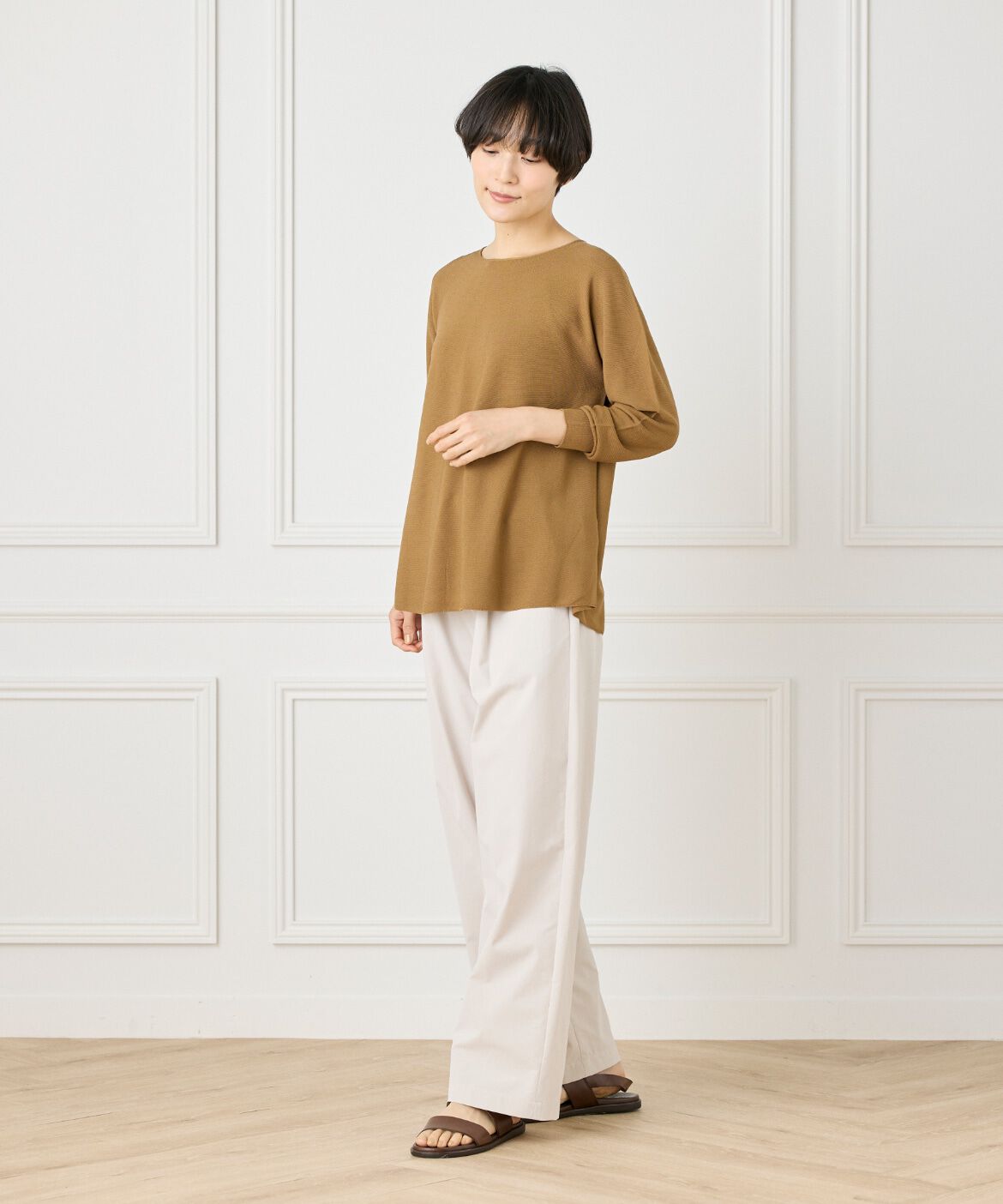 DAY by DAY it&rsquo;s international「ホールガーメントクルーネックニット《Cuoo》」|ニット・セーター|