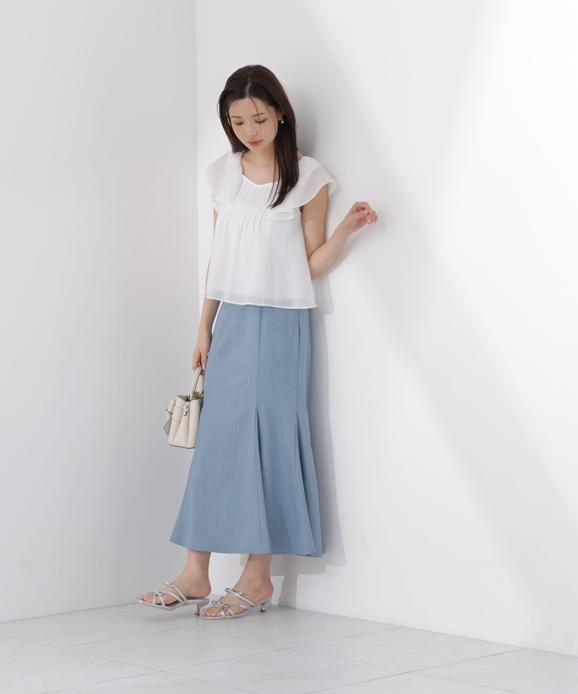 PROPORTION BODY DRESSING「ハイウエストマーメイドスカート」|スカート|