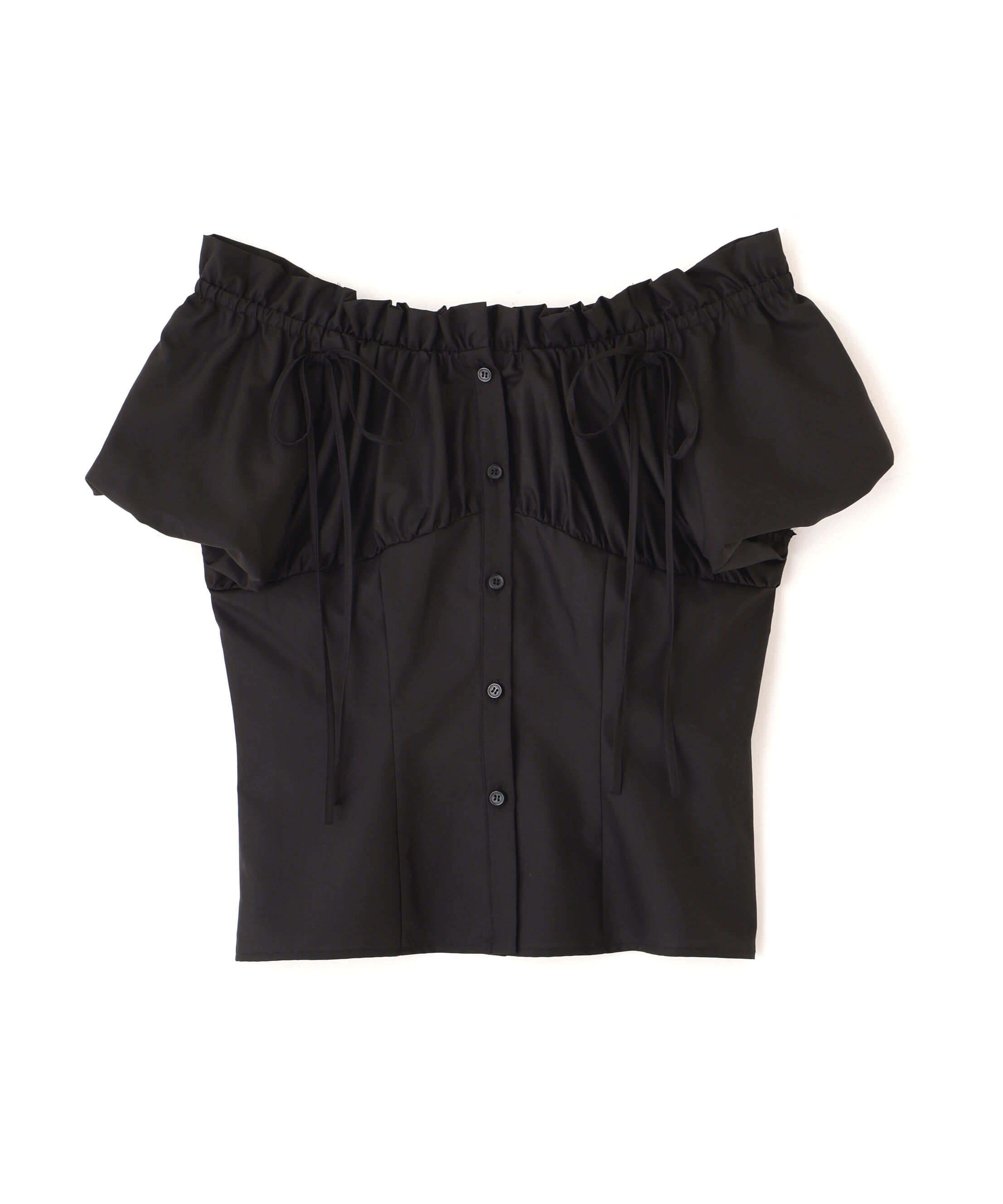 PROPORTION BODY DRESSING「＜青島心さんコラボ＞コラボオフショルリボンブラウス」|シャツ・ブラウス|