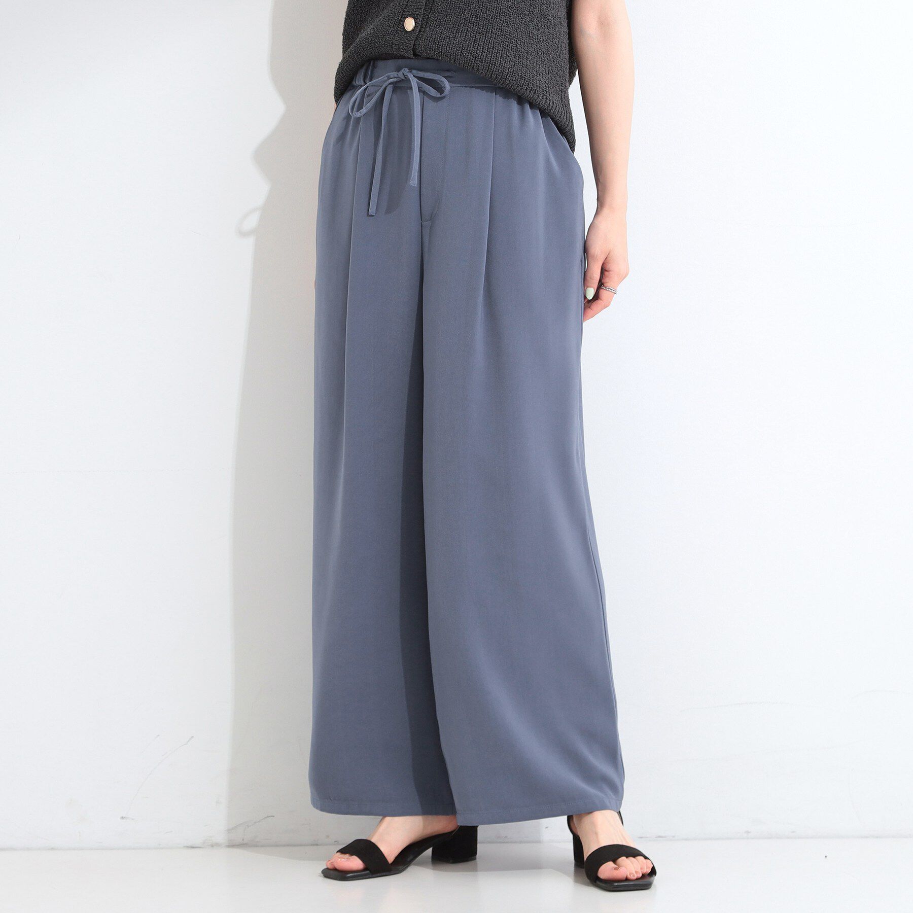 SHOO･LA･RUE「とろみイージーワイドパンツ」|その他|