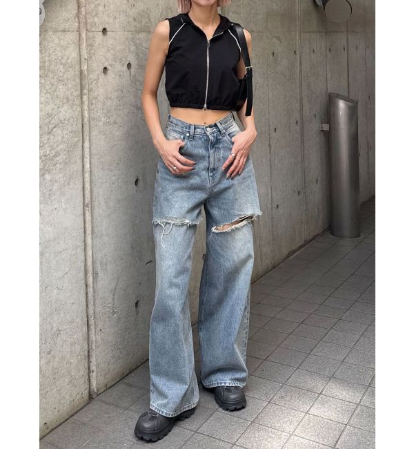 EMODA「ショートボックスフーディタンクトップ」|タンクトップ|
