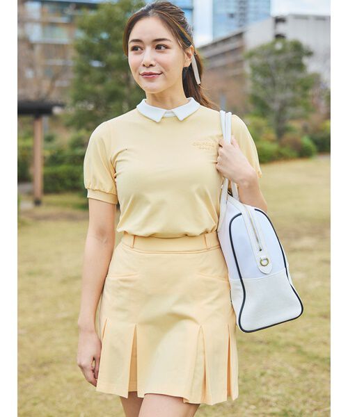 【CELFORD GOLF】タックデザインミニスカート