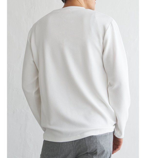 ikka「フクレジャカード切り替えロンTシャツ」|Tシャツ・カットソー|