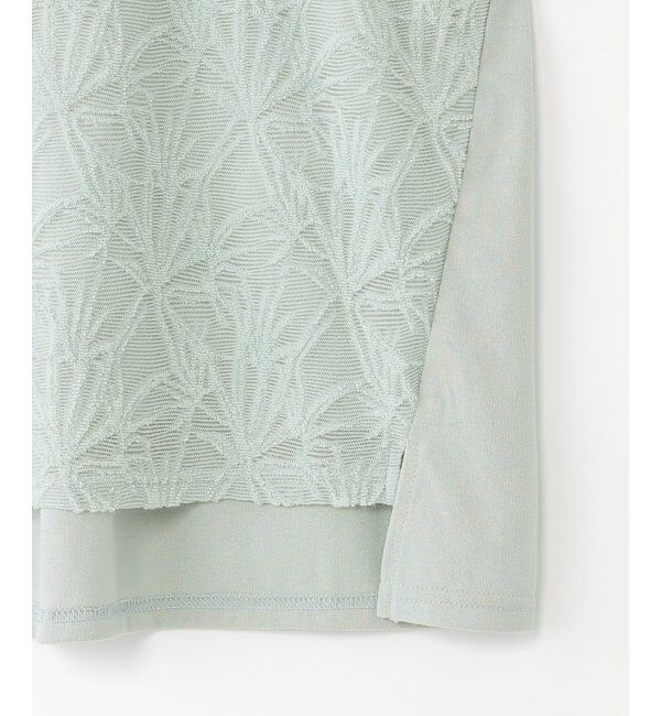 ikka kids「【親子コーデ】冷感フロントレース切り替えプルオーバー（130~160cm）」|Tシャツ・カットソー|