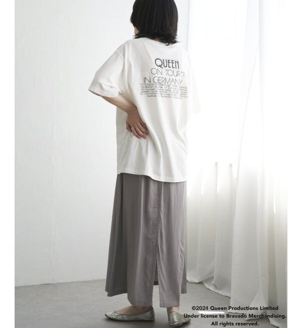 VENCE share style「綿麻ベイカーAラインスカート」|スカート|