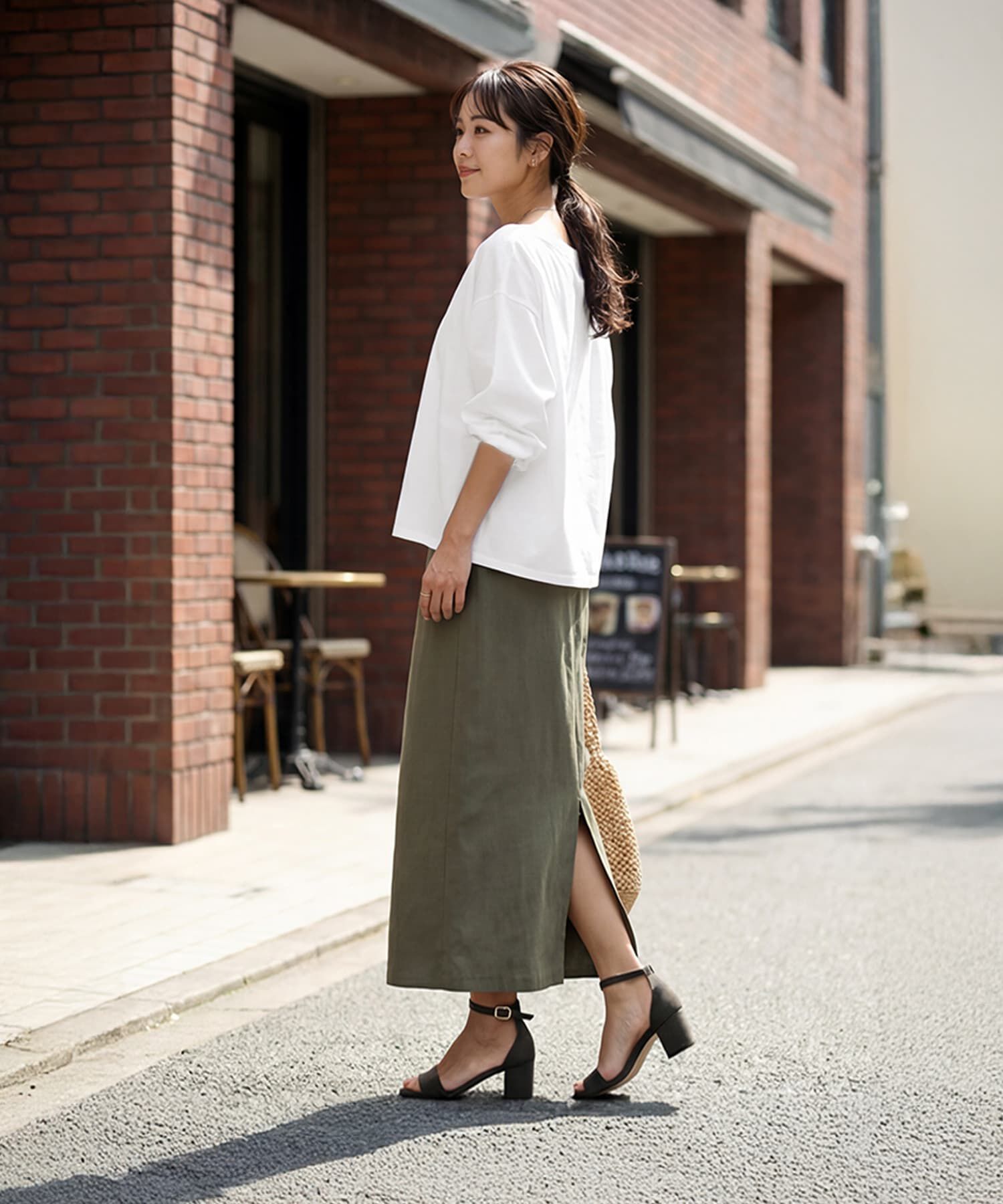 STYLE DELI「綿100ボートオフショルトップス」|Tシャツ・カットソー|