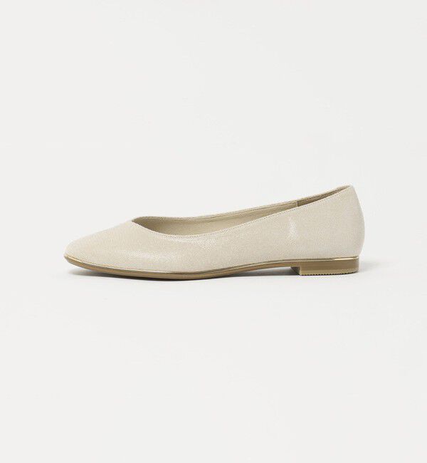 ODETTE E ODILE「ソフトVカット フラット15&darr;&uarr;」|パンプス|BEIGE