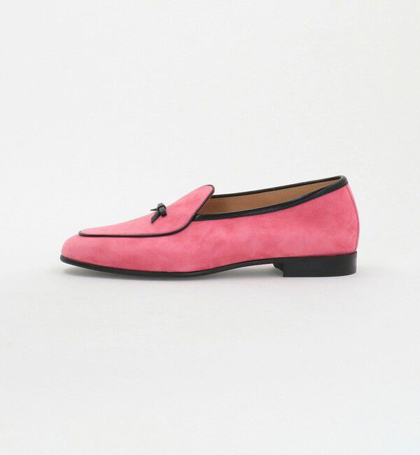 UNITED ARROWS「スエード ベルジャンシューズ」|ビジネス・ドレスシューズ|PINK