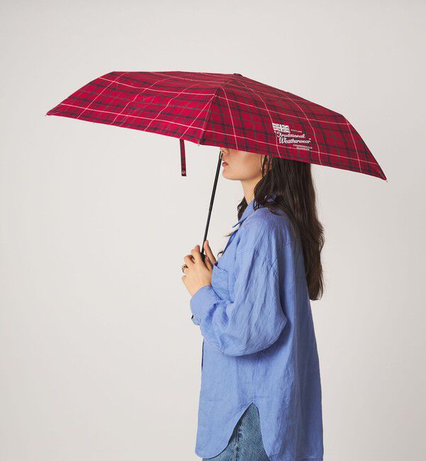 UNITED ARROWS green label relaxing「【WEB限定】＜Traditional Weatherwear＞オートマティック 傘 / 折りたたみ」|傘|RED