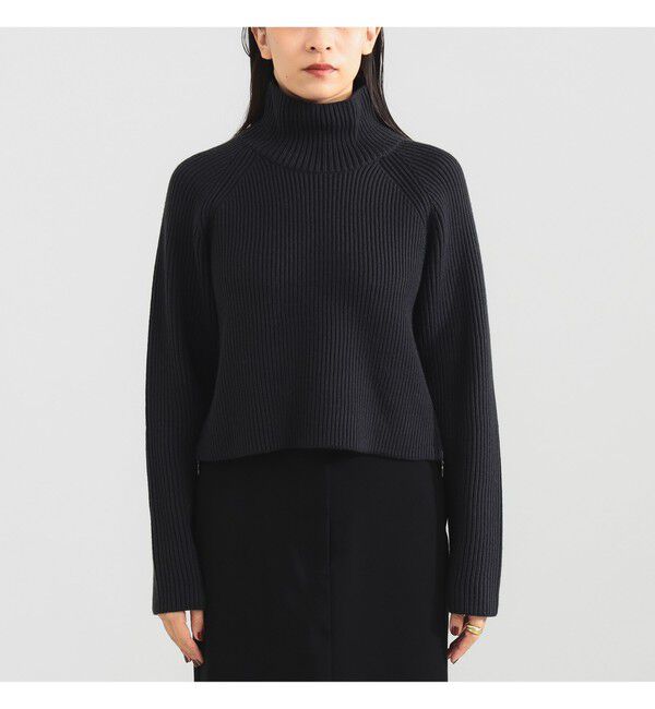 Demi-Luxe BEAMS 「サイドジップ リブ プルオーバー ニット .M」|ニット・セーター|