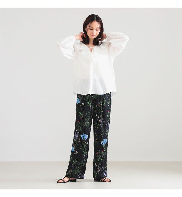 Demi-Luxe BEAMS 「ラッフル ボリューム ブラウス」|シャツ・ブラウス|