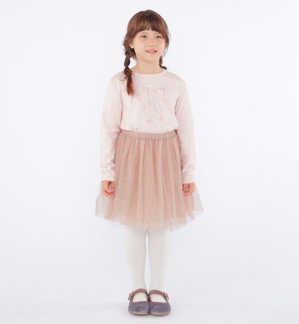 SHIPS KIDS「SHIPS KIDS:100～130cm / チュール スカート」|フレア|