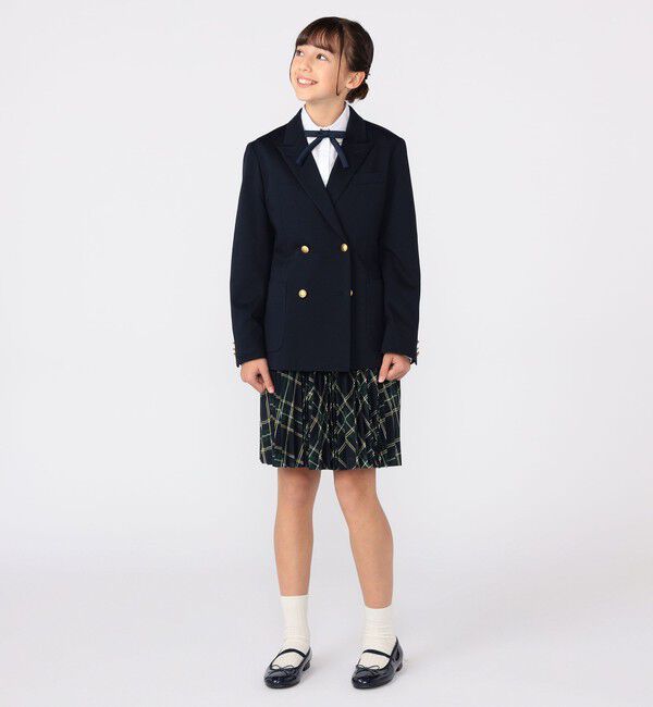 SHIPS KIDS「SHIPS KIDS:140～160cm / チェック プリーツ スカート」|フレア|