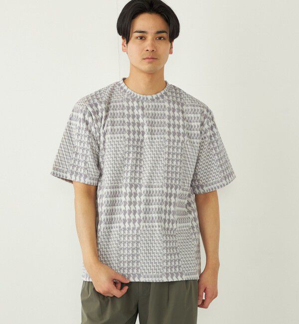 SHIPS Colors 「SHIPS Colors:パイル ジャカード Tシャツ」|Tシャツ・カットソー|