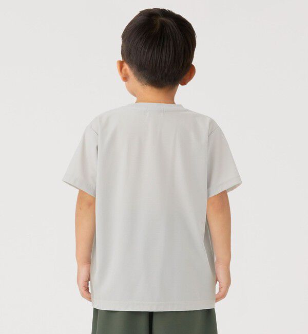 SHIPS Colors 「【WEB限定】SHIPS Colors:90～140cm /〈接触冷感・UVカット〉カノコ ポケット プリントT」|Tシャツ・カットソー|