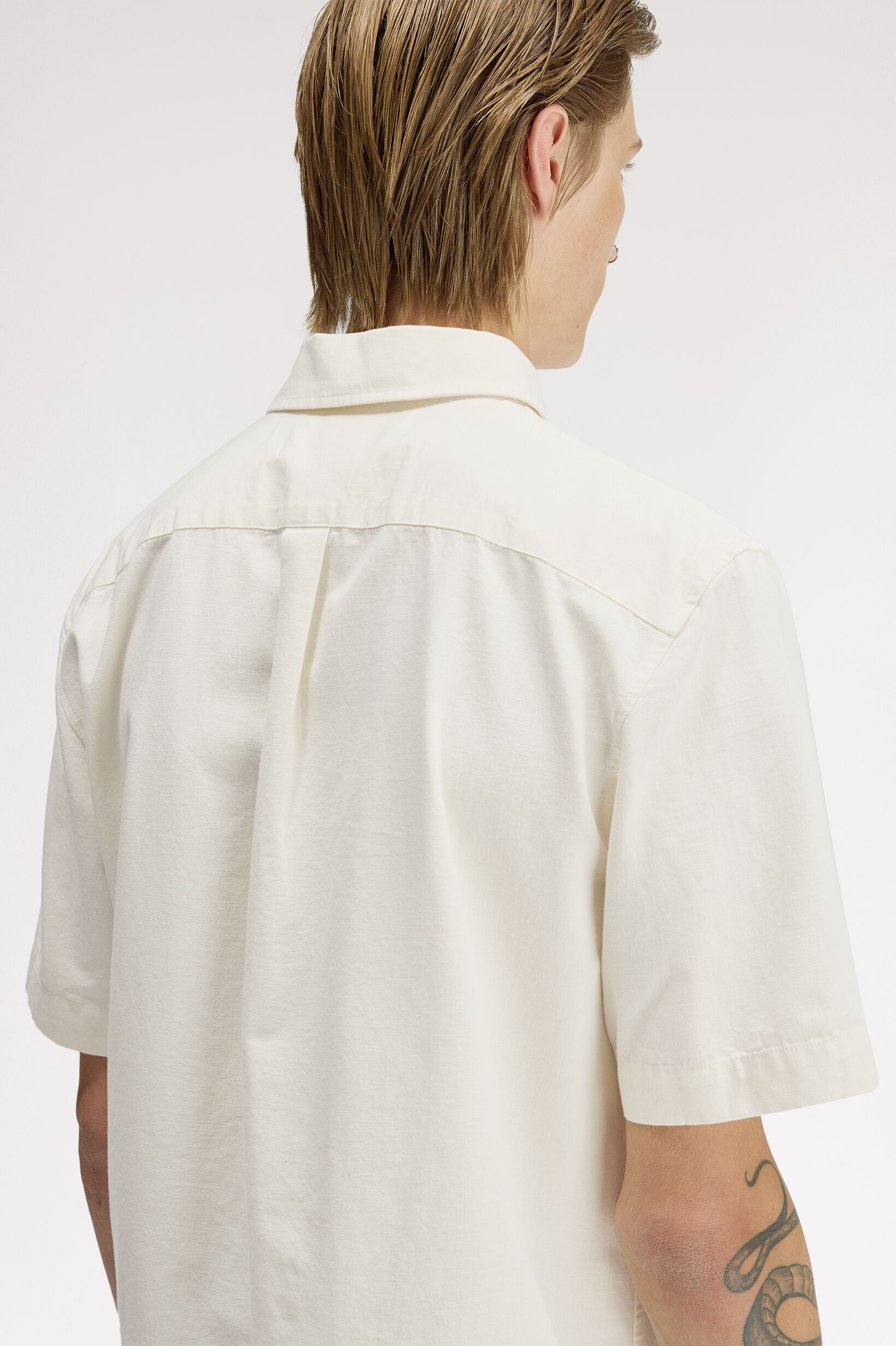 FRED PERRY 「Placket Detail Short Sleeve Shirt プラケットショートスリーブシャツ」|シャツ・ブラウス|