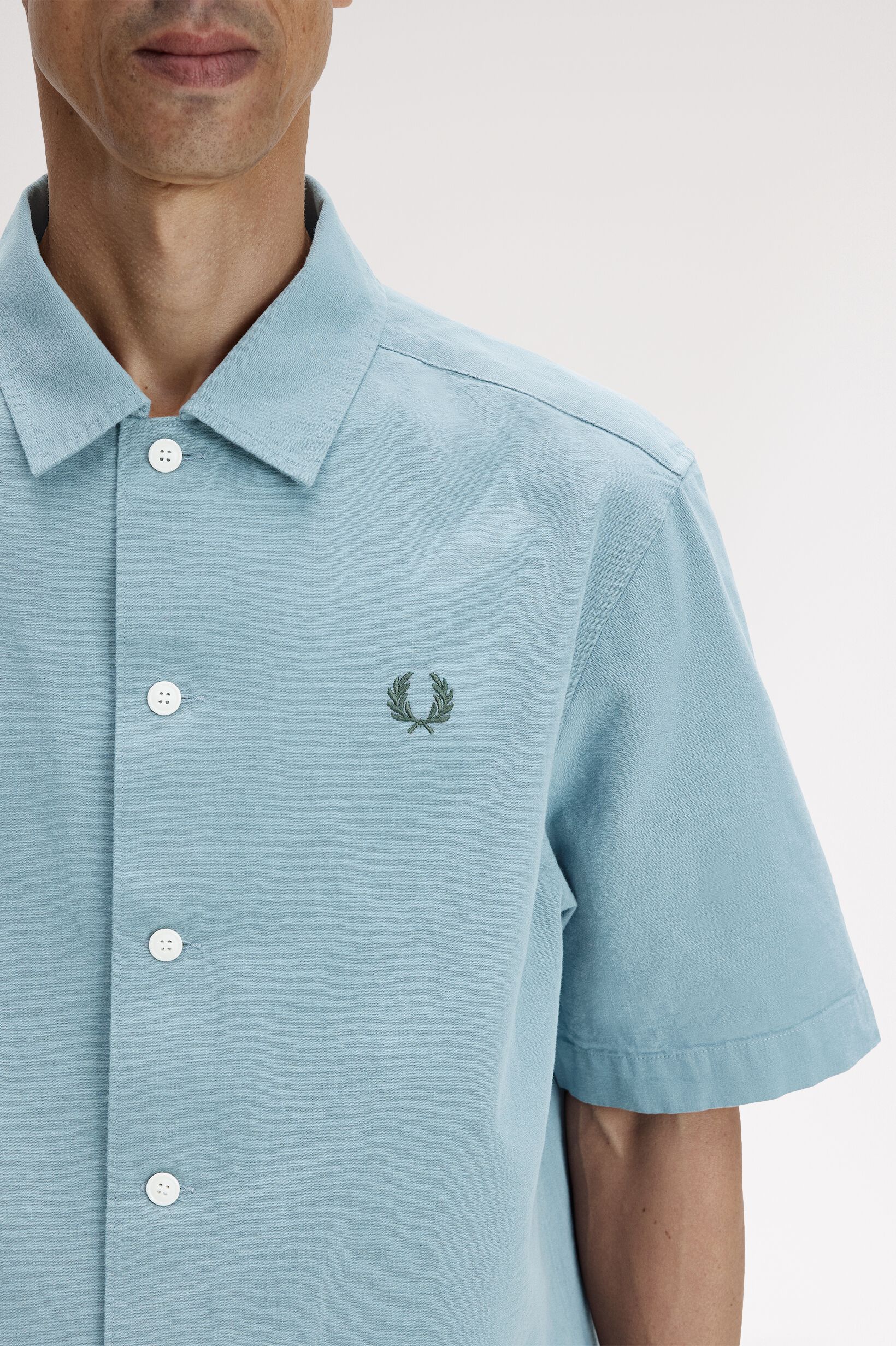 FRED PERRY 「Placket Detail Short Sleeve Shirt プラケットショートスリーブシャツ」|シャツ・ブラウス|