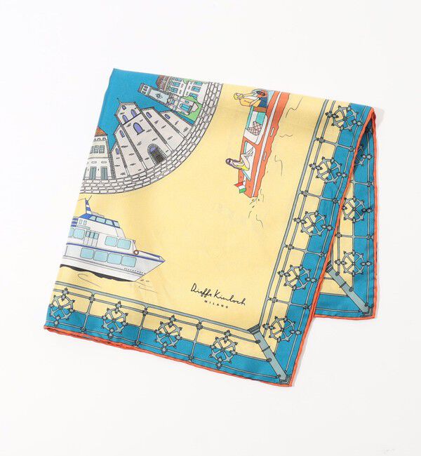 TOMORROWLAND GOODS「Kinloch シルクプリント スカーフ」|バンダナ・スカーフ|