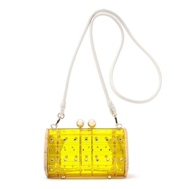 TOMORROWLAND GOODS「Wai Wai CLUTCH STRASS バッグ」|クラッチバッグ|24 イエロー系