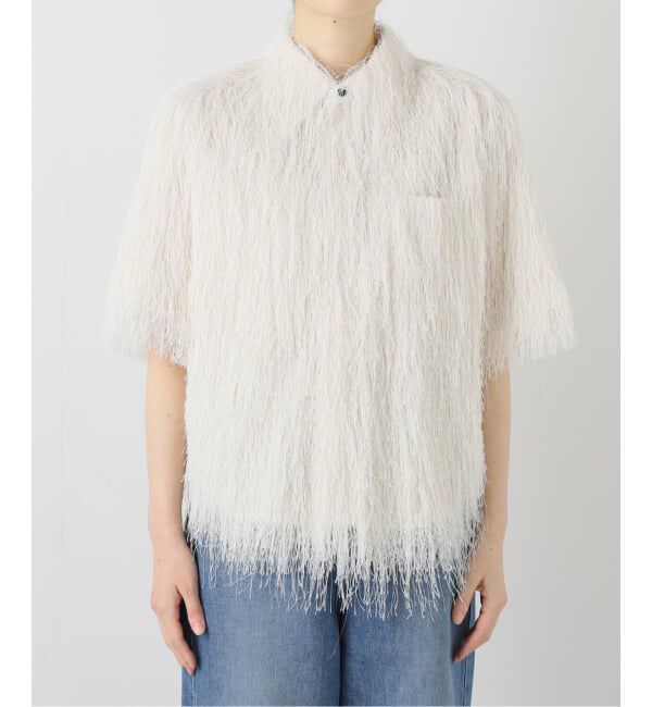  「TOGA PULLA FRINGE SHIRT S/S TP261-FJ232：シャツ」|シャツ・ブラウス|