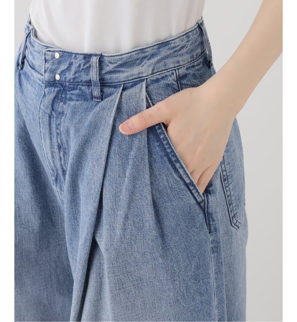  「TANAKA HAKAMA JEAN TROUSERS ST-108-25-BBLO：デニムパンツ」|デニム|
