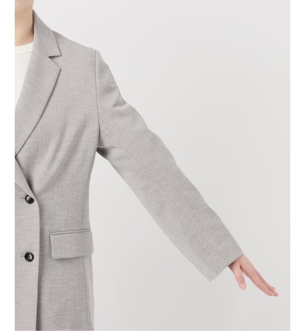 SLOBE IENA「《セットアップ対応可/WEB限定/追加4》ウォッシャブルツイルダブルジャケット」|テーラードジャケット|