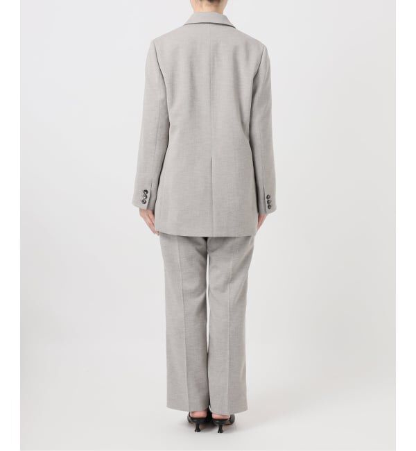 SLOBE IENA「《セットアップ対応可/WEB限定/追加4》ウォッシャブルツイルダブルジャケット」|テーラードジャケット|
