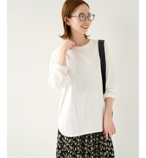 JOURNAL STANDARD relume「《追加4》USAコットンロングラウンドプルオーバー」|Tシャツ・カットソー|