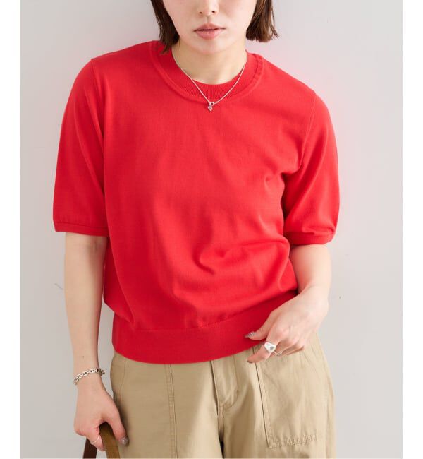 U by SPICK&SPAN「UVカット ウォッシャブルサマーニット」|ニット・セーター|