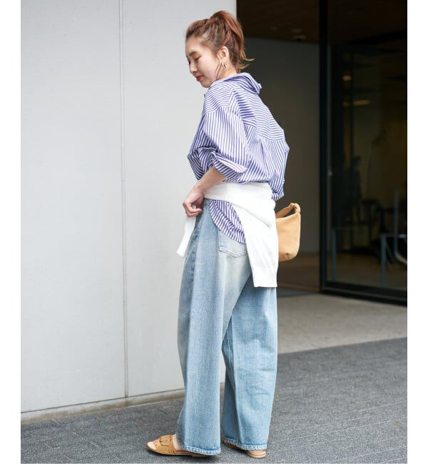 Spick and Span「《追加3》50コットンコンパクトシャツ」|シャツ・ブラウス|