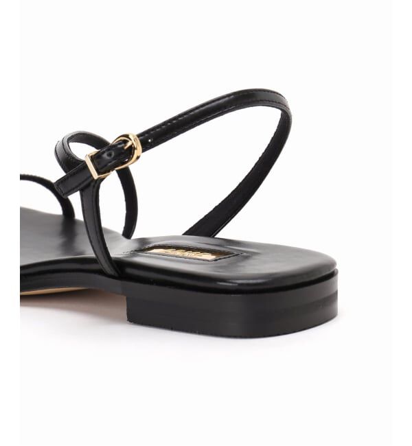 GRISE「《WEB+一部店舗限定》MIDORI UEEDA&times;GRISEナローストラップフラットサンダル」|サンダル|