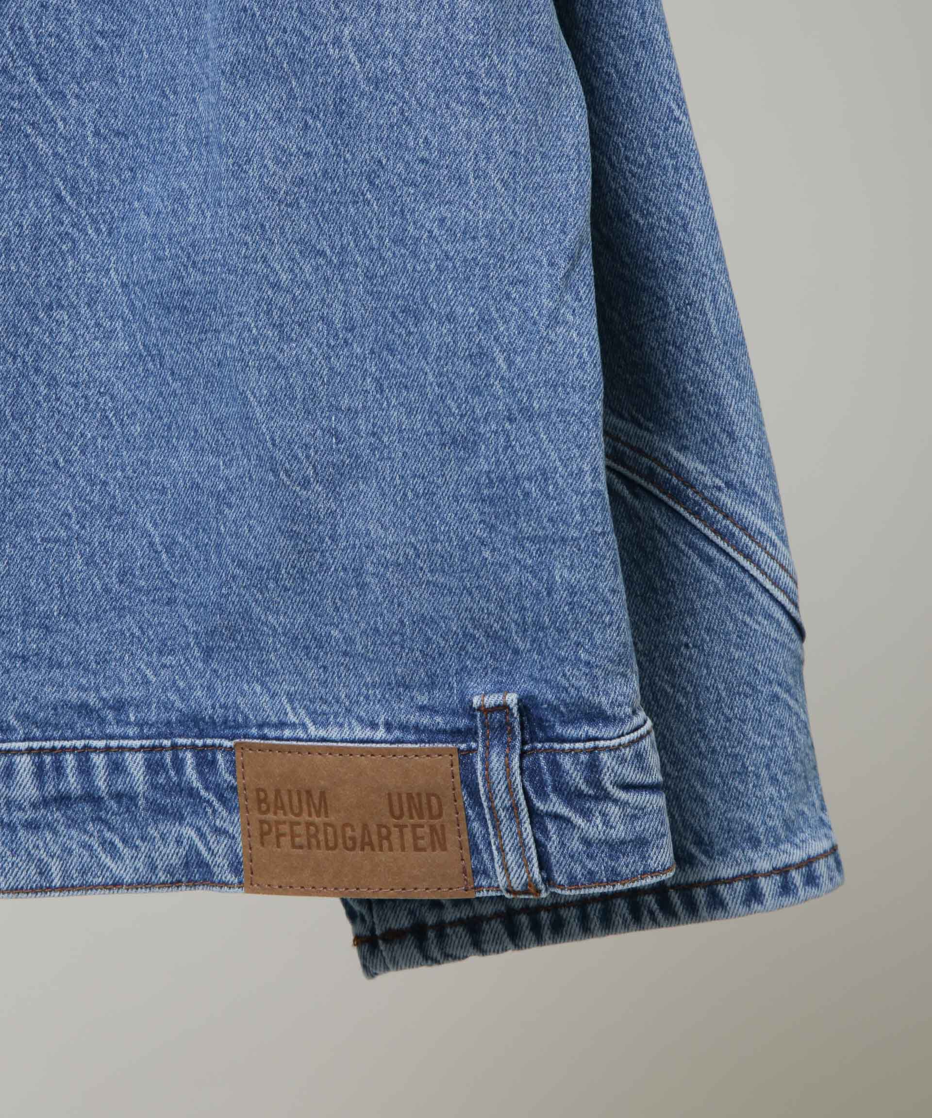 nano･universe「BAUM UND PFERDGARTEN/Patch denim ブルゾン(セットアップ可)」|ブルゾン・スタジャン|