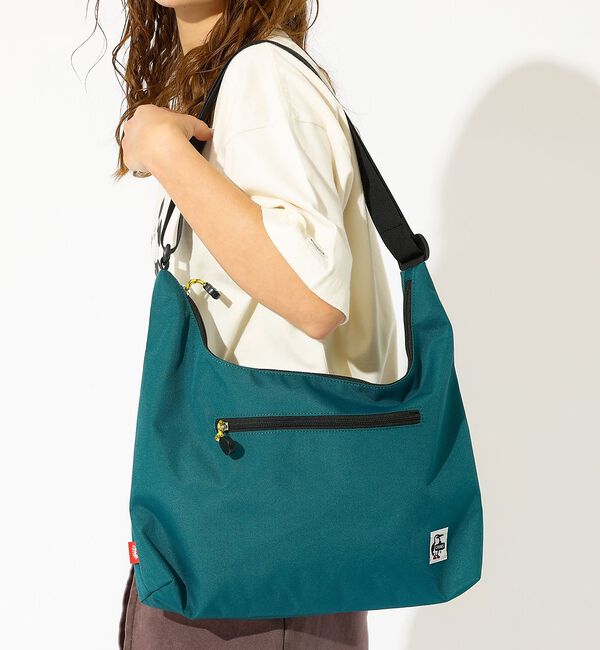 ABAHOUSE「【CHUMS / チャムス】Plain Shoulder Bag/ショルダーバッ」|ショルダー・メッセンジャー|ブルー