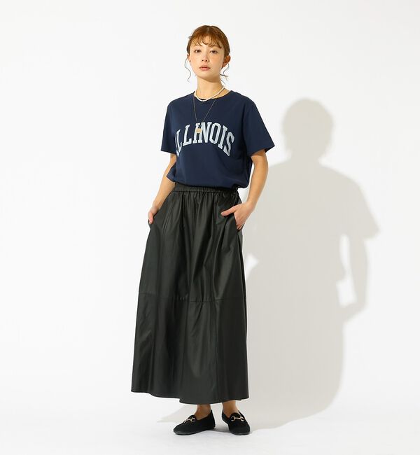 Rouge vif「【REMI RELIEF / レミレリーフ】LW加工T "ILLINOIS" /」|Tシャツ・カットソー|