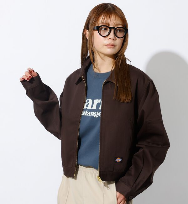 Rouge vif「【Dickies/ディッキーズ】Short Eisenhower Jacket」|ブルゾン・スタジャン|