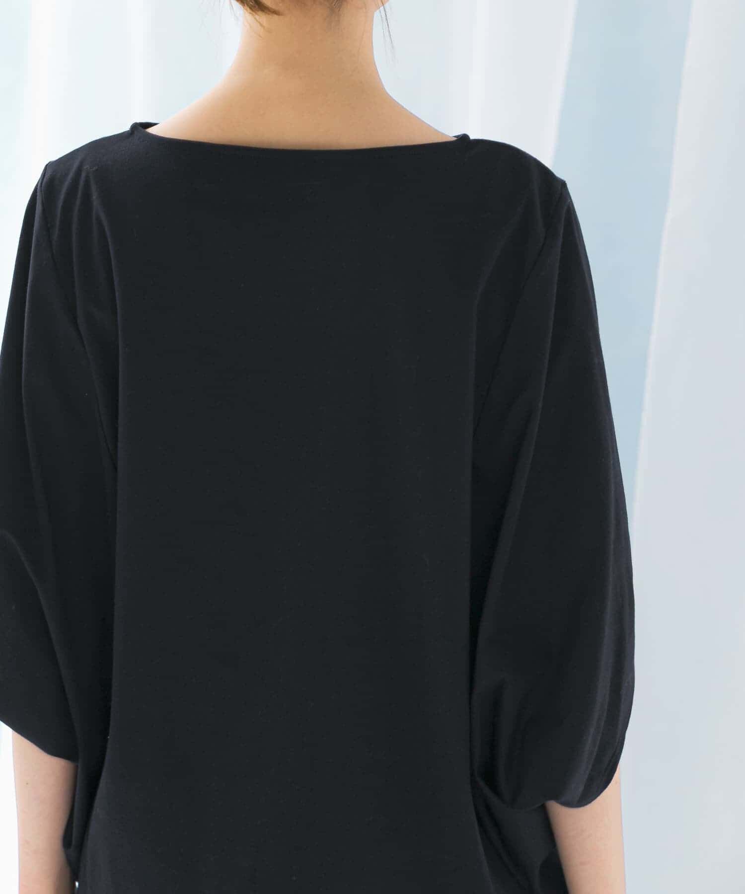 URBAN RESEARCH ROSSO「『一部WEB限定カラー』汗染防止5分袖ドルマンプルオーバー」|Tシャツ・カットソー|
