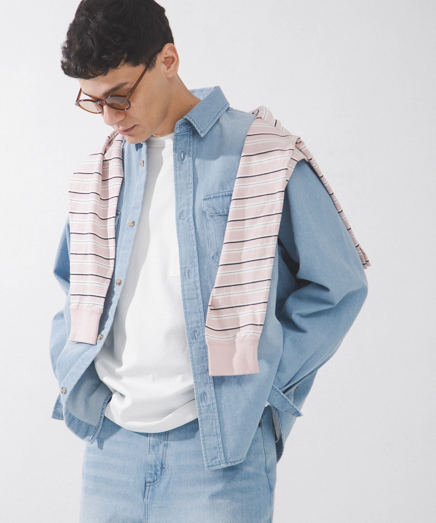 Sonny Label 「『別注』RED KAP&times;Sonny Label　デニムシャツ」|シャツ・ブラウス|