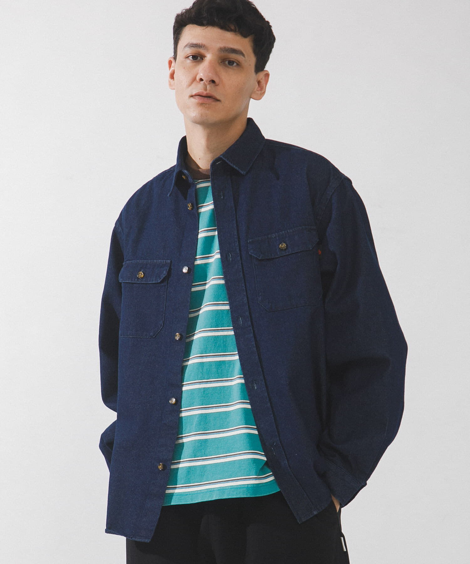 Sonny Label 「『別注』RED KAP&times;Sonny Label　デニムシャツ」|シャツ・ブラウス|