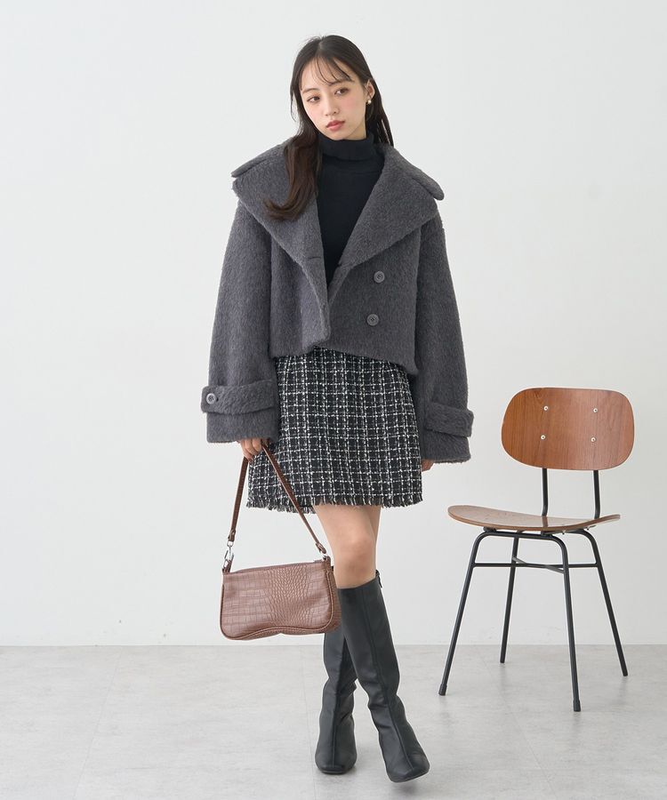 earth music&ecology「【WEB限定】シャギーショートコート」|その他|