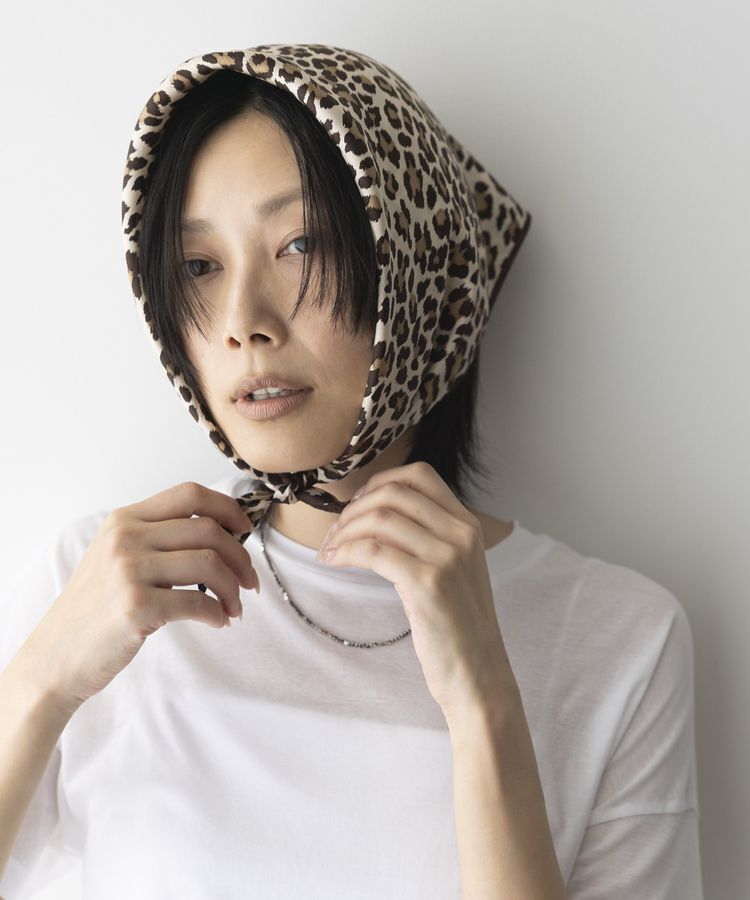 GARAGE OF GOOD CLOTHING「【日本製】レオパードスカーフ」|バンダナ・スカーフ|