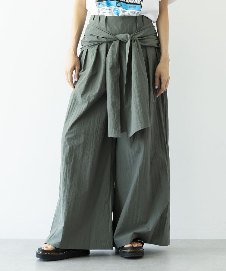 GARAGE OF GOOD CLOTHING「テックウエストベルトバギーパンツ」|その他|Charcoal Gray