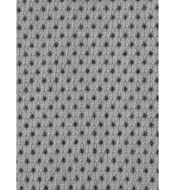 mizuiro ind「mizuiro ind ストーンウォッシュメッシュクルーネックカーディガン」|カーディガン|