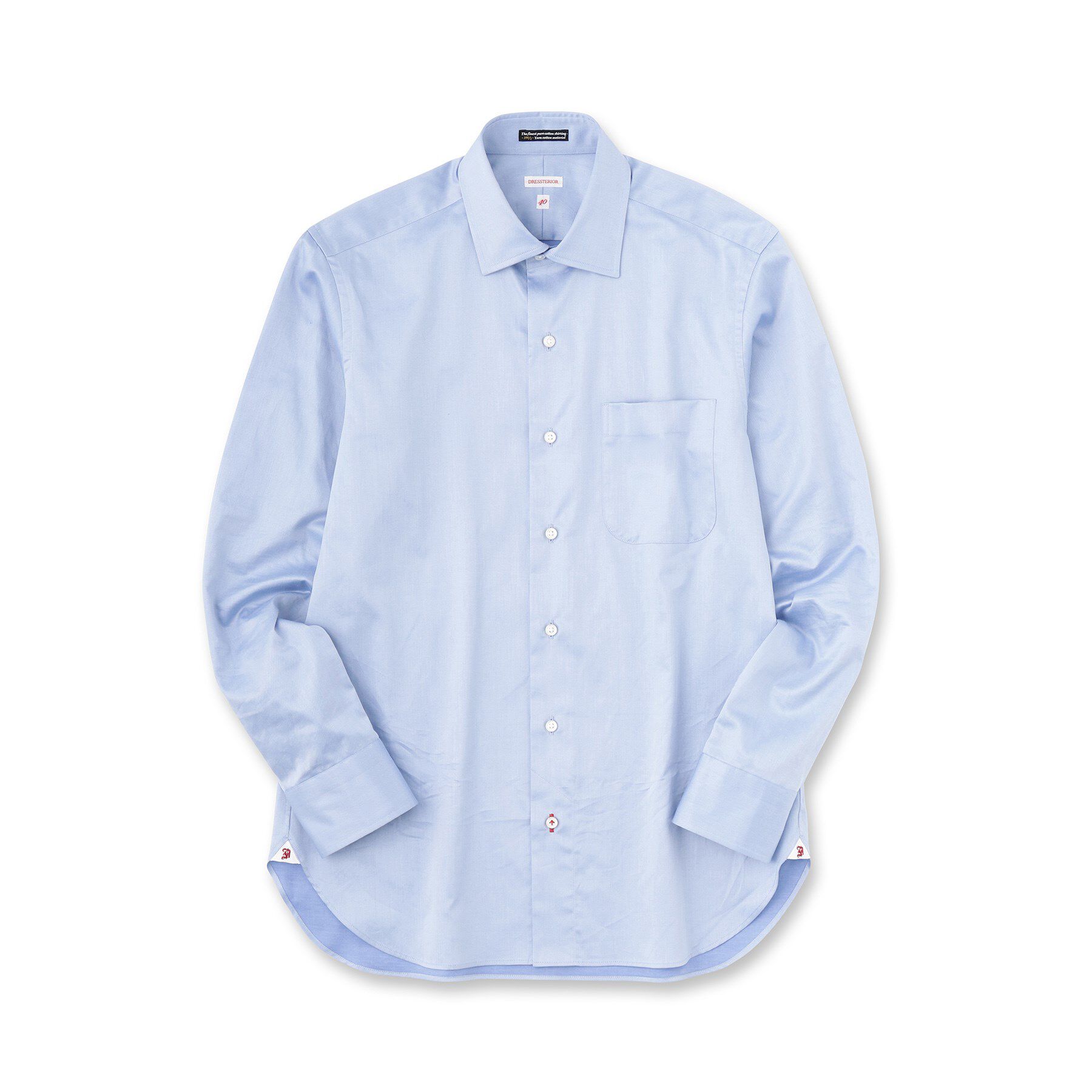 DRESSTERIOR「100／2 ワイドカラーシャツ」|シャツ・ブラウス|