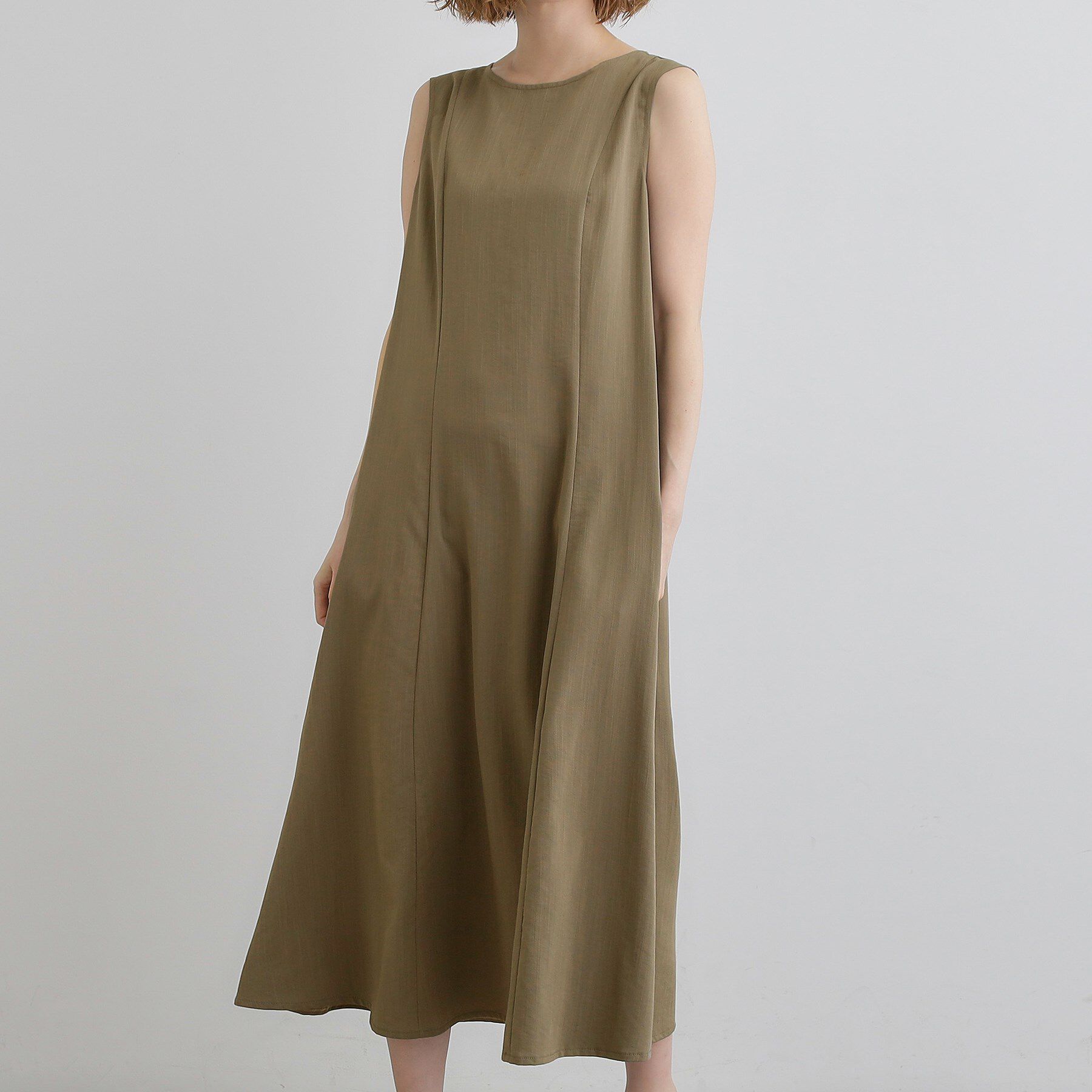 grove「【品よく着こなす、大人のワークスタイル】ワークジャケット&times;ワンピースセット」|ワンピース|