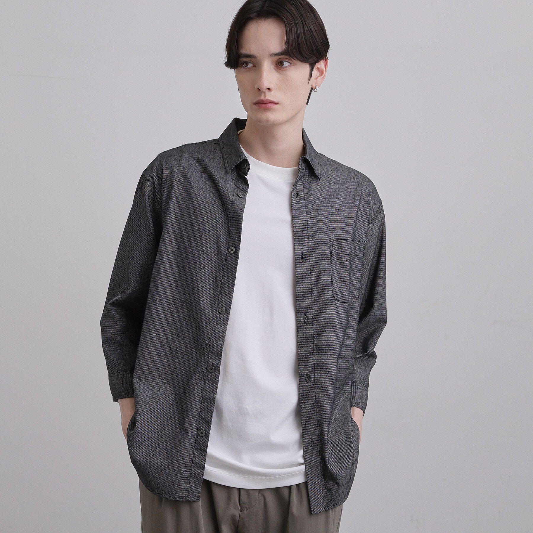 tk.TAKEO KIKUCHI「COOLMAX（R）7分袖シャツ」|シャツ・ブラウス|