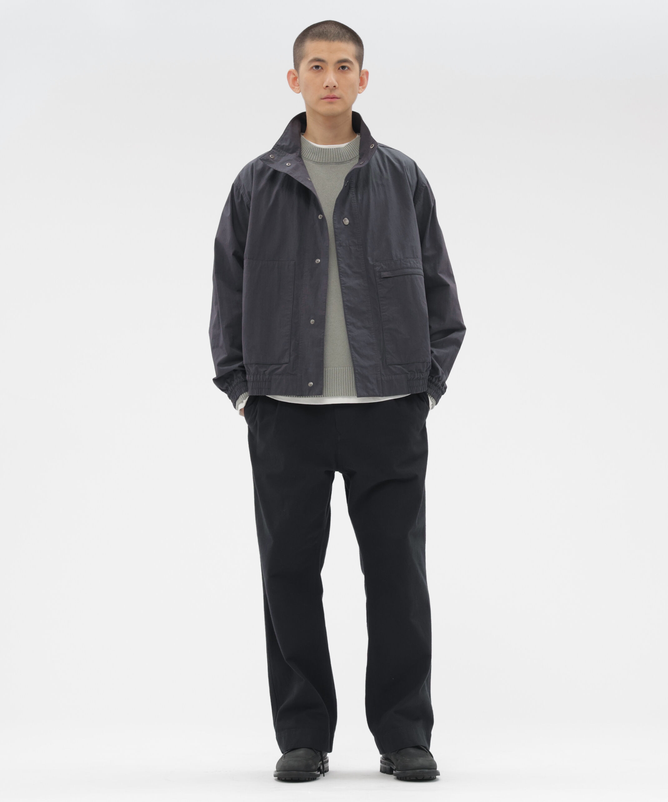 MHL.「COTTON NYLON PLAINWEAVE BLOUSON」|ブルゾン・スタジャン|