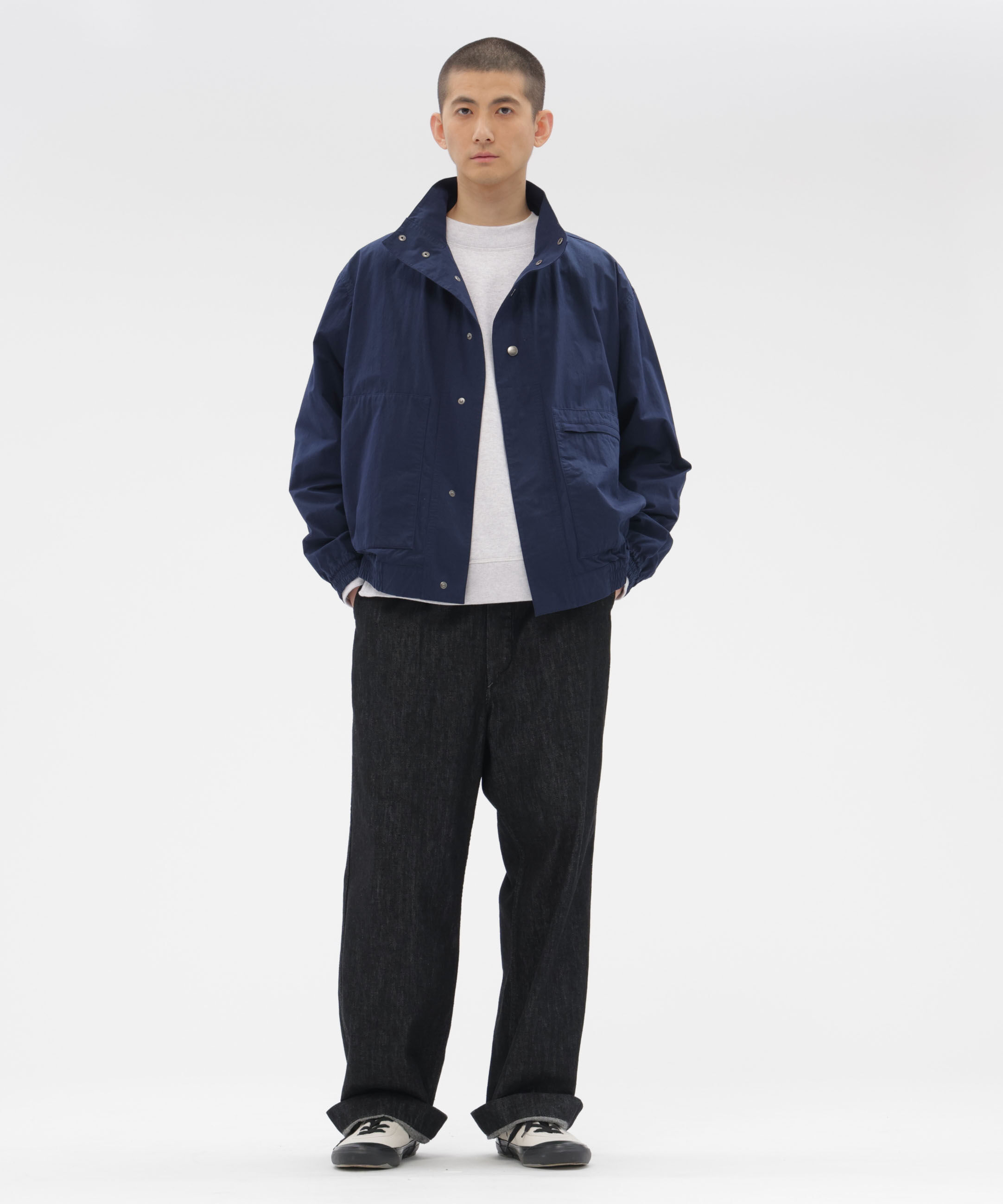 MHL.「COTTON NYLON PLAINWEAVE BLOUSON」|ブルゾン・スタジャン|