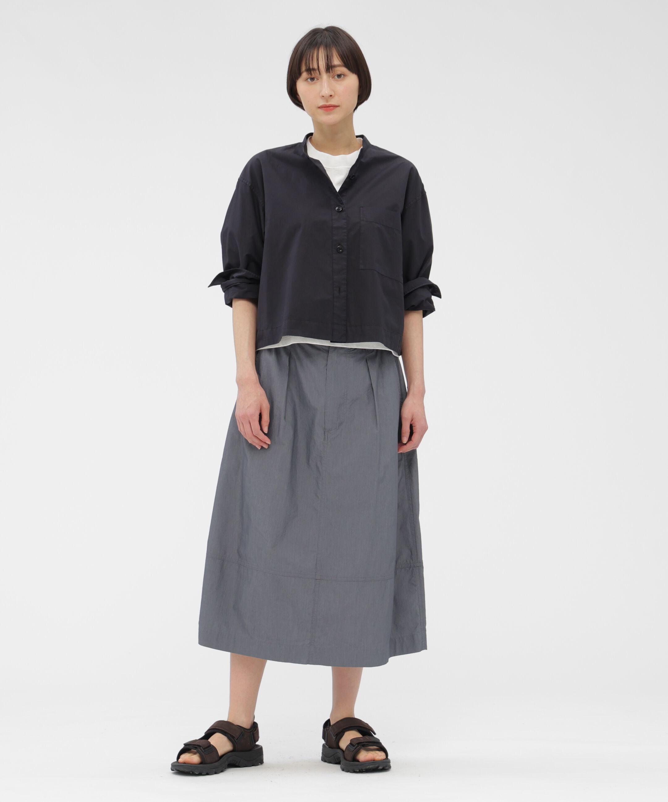 MHL.「COTTON RAMIE POPLIN SHIRT」|シャツ・ブラウス|